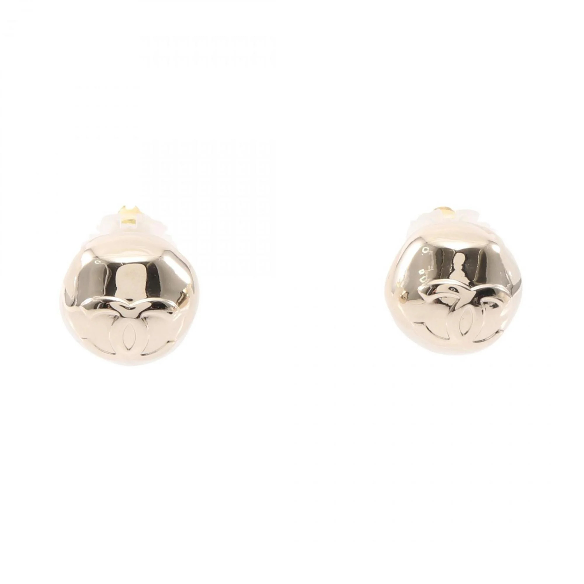 Chanel Authentic Gold Logo Earrings